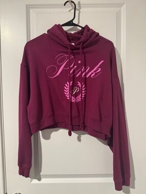PINK Victoria's Secret Hoodie in Berry Plum